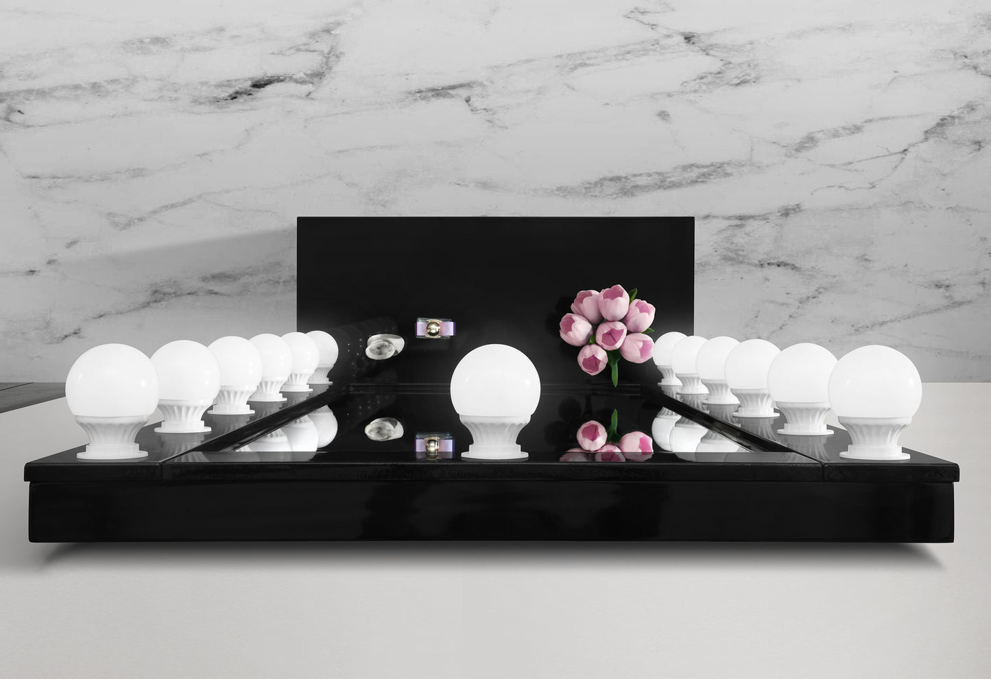 Ella Black Vanity & Mirror Collection