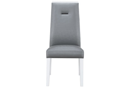 Grey PU Dining Chair