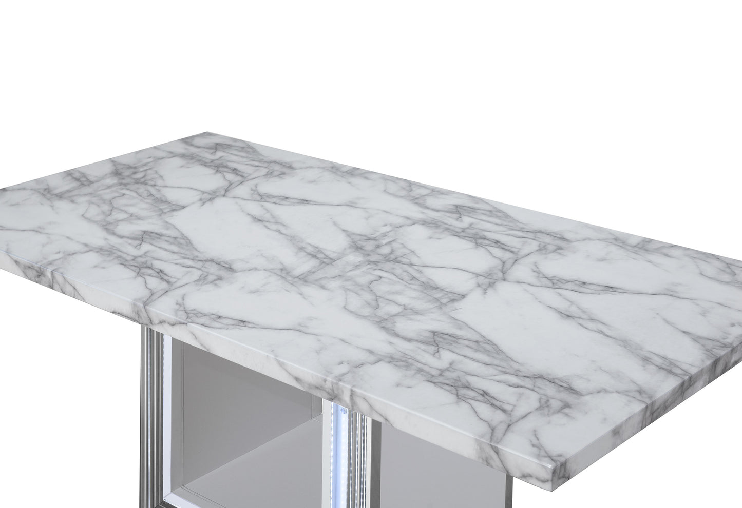 White Marble Dining Set
