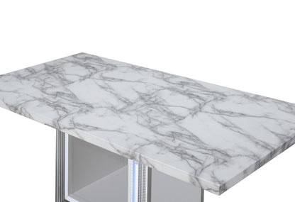 White Marble Dining Set