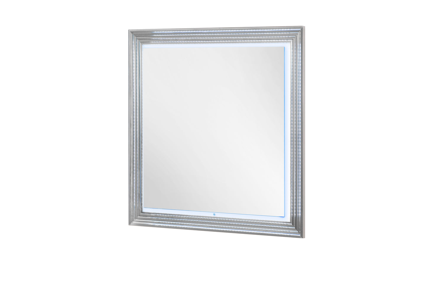 Ylime White Marble LED Bedroom Collection