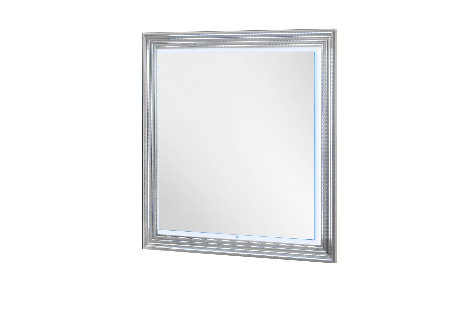 Ylime White Marble LED Bedroom Collection