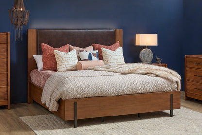 Lincoln Queen Upholstered Bed - Standard
