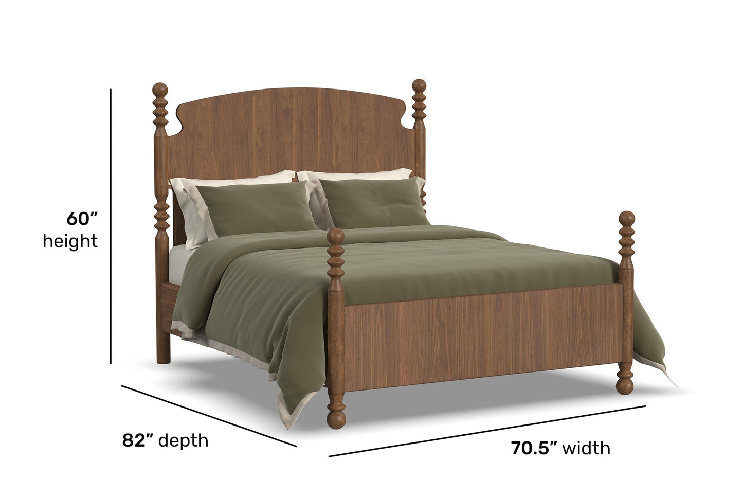 Azalea Queen Panel Bed - image 5