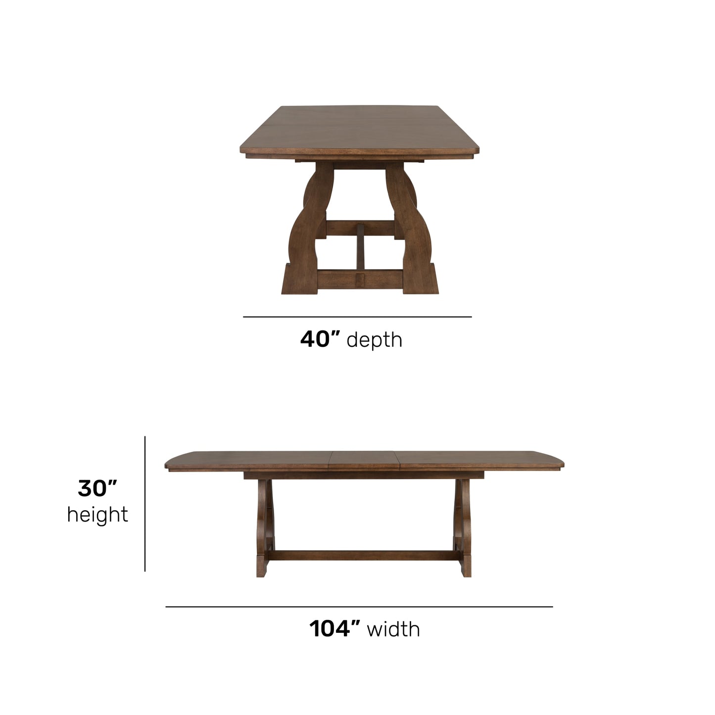 Bellevue Rectangular Dining Table - W1042-831