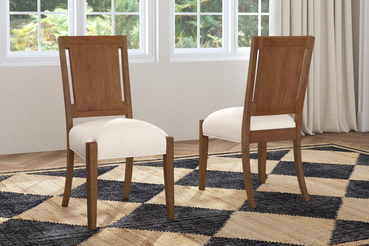 Lincoln Pair of Upholstered Dining Chairs - Standard