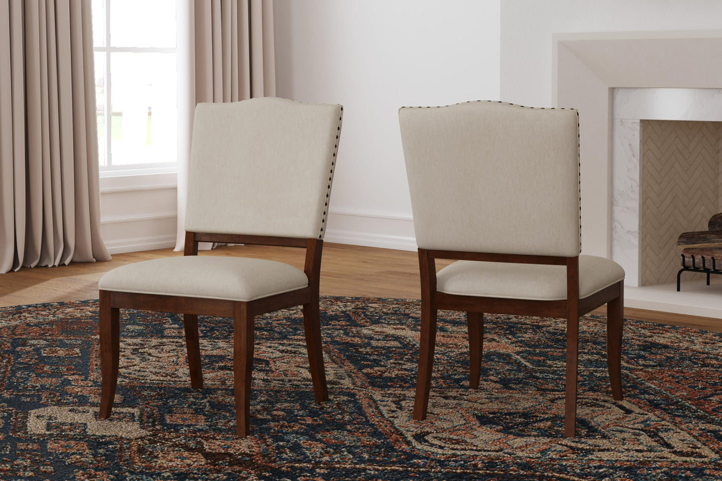 Bellevue Upholstered Dining Chairs (Pair) - W1042-840