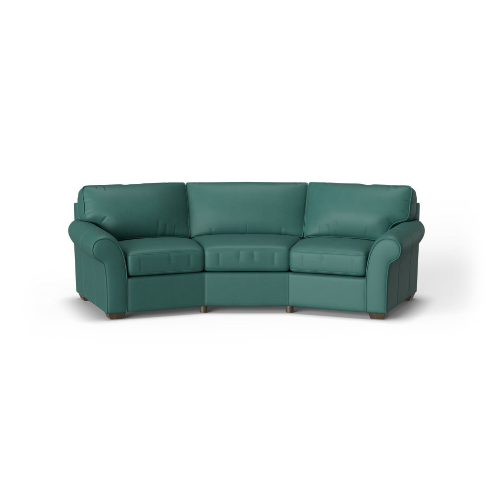 Vail Conversation Sofa - Leather 110-90