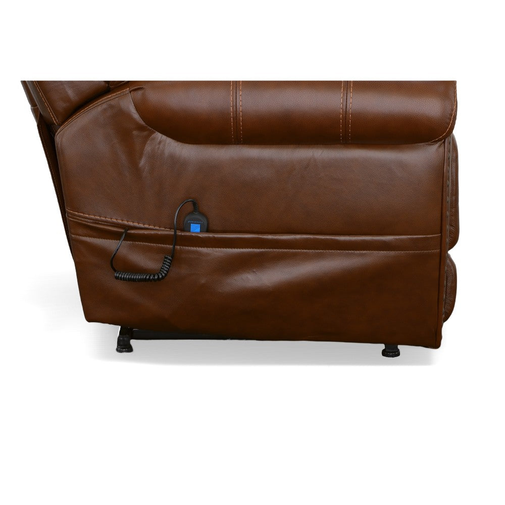 Oscar Power Lift Recliner with Right-Hand Control & Power Headrest - Leather 375-72