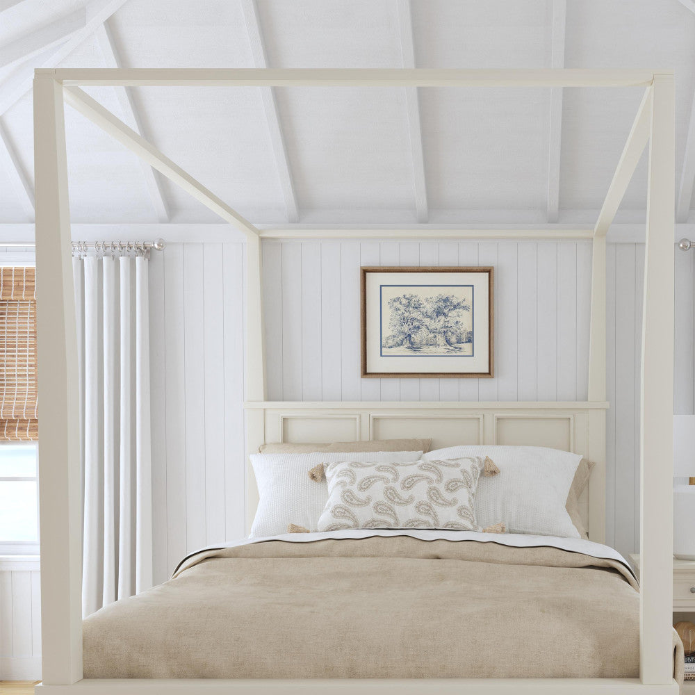 Naples Queen Canopy Bed - Default Title
