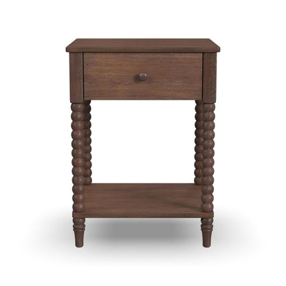 Spindle Nightstand - Brown