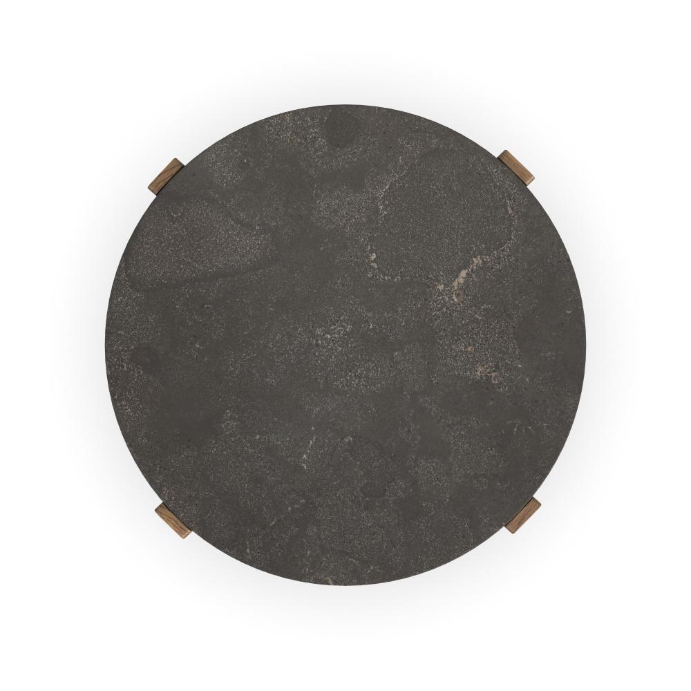 Eclipse Round End table - Brown