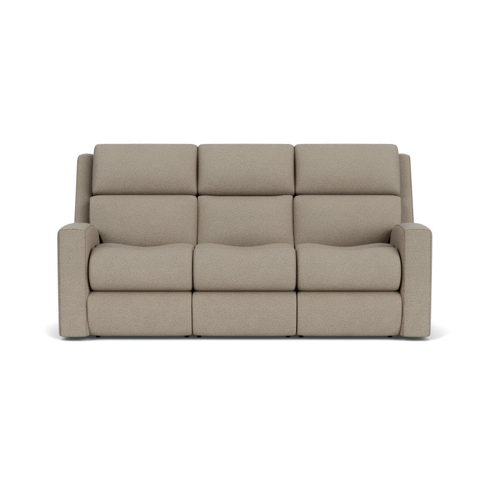 Score Power Reclining Sofa with Power Headrests & Lumbar - Fabric 300-01 - 6000001250