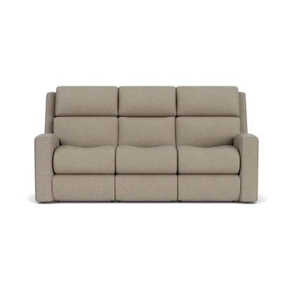Score Power Reclining Sofa with Power Headrests & Lumbar - Fabric 300-01 - 6000001250
