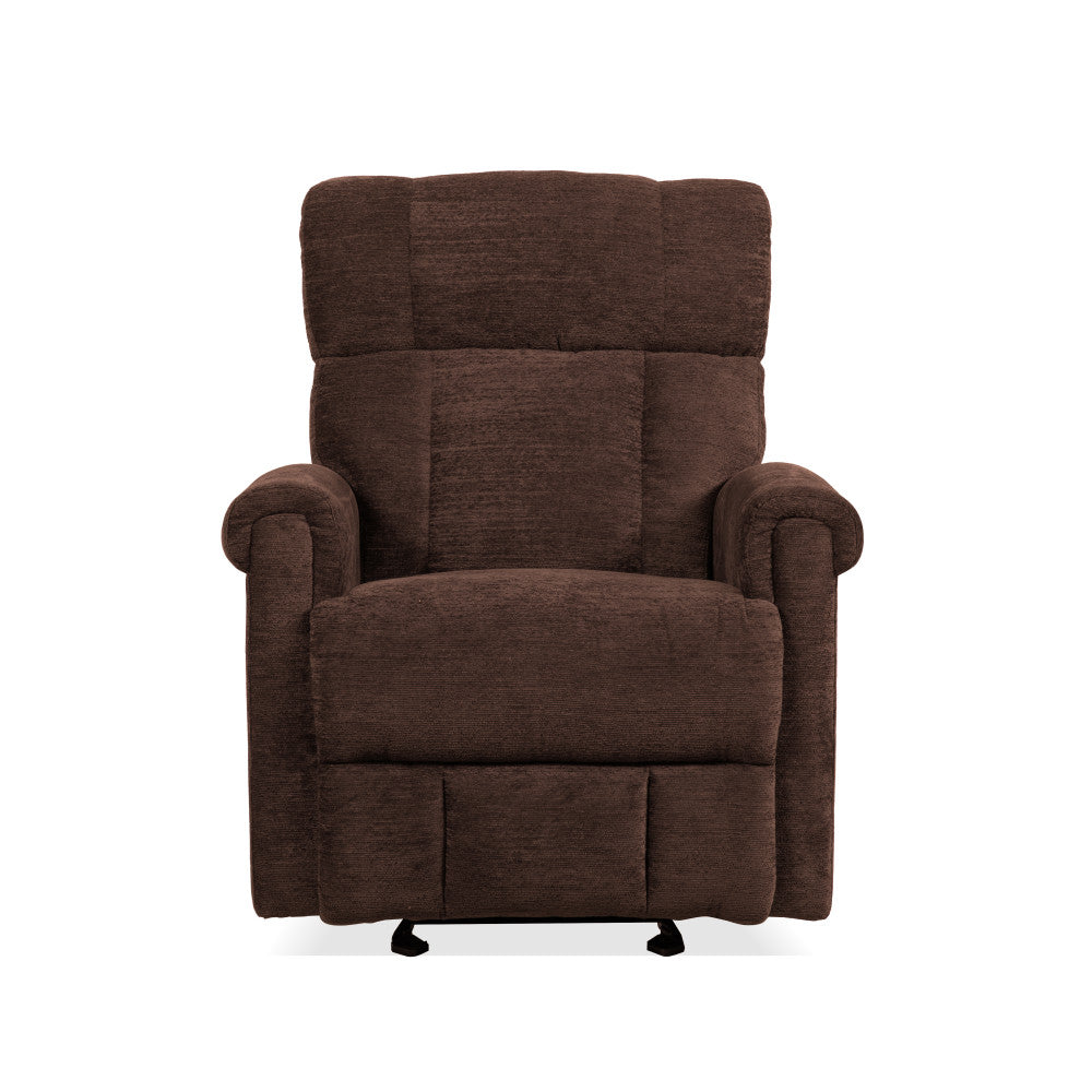 Classic Power Gliding Recliner with Power Headrest & Lumbar - Fabric 410-70