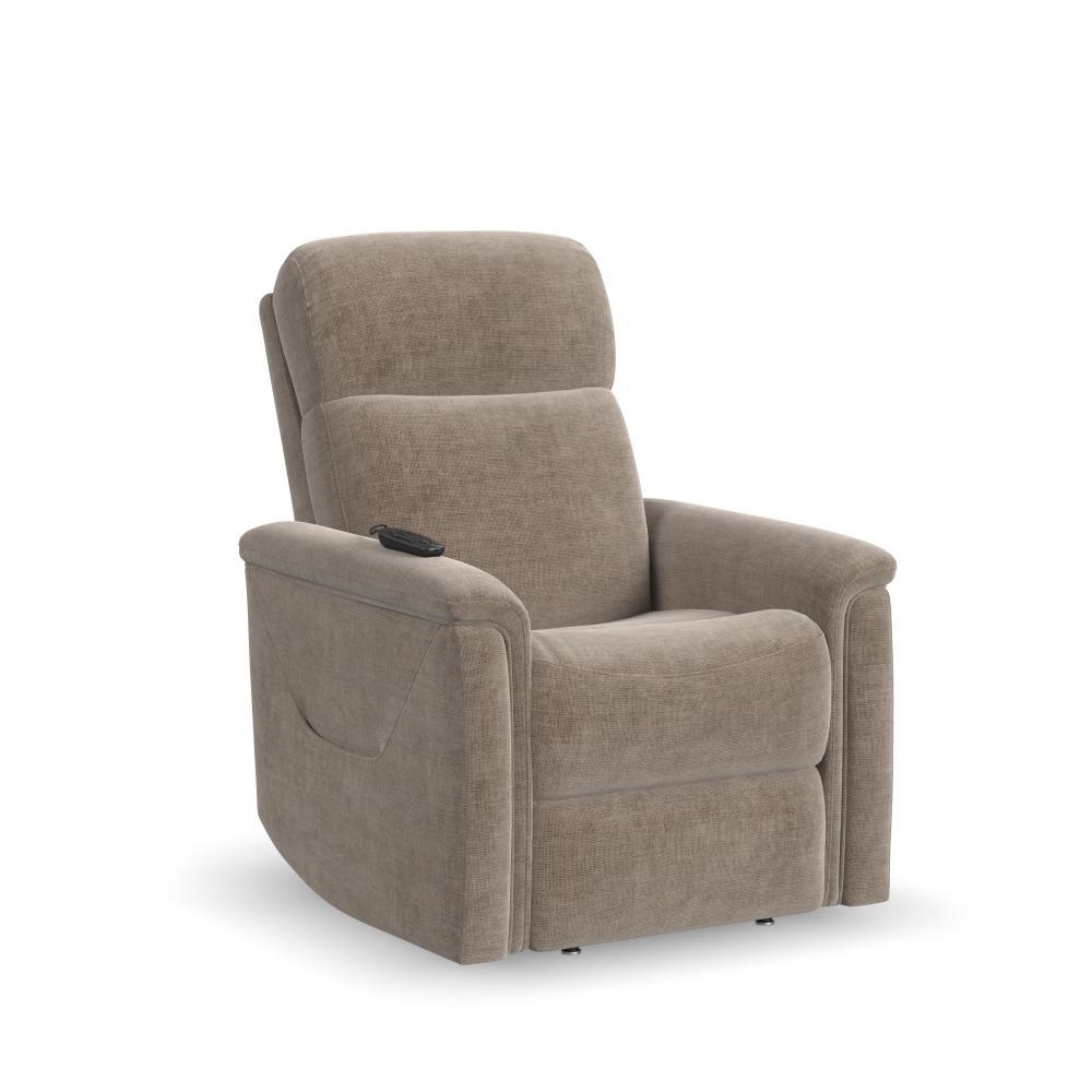 Luma Petite Petite Power Lift Recliner with Power Headrest, Lumbar, Heat & Massage - Fabric 428-75