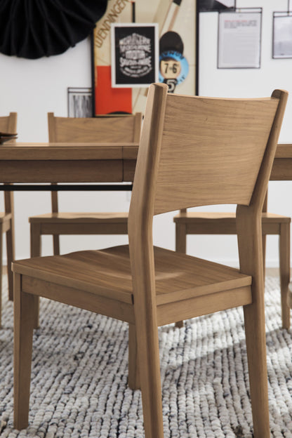 Normandy Pair of Wood Dining Chairs - Default Title