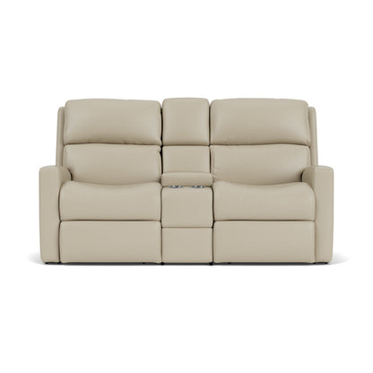 Catalina Reclining Loveseat with Console - Leather 775-12