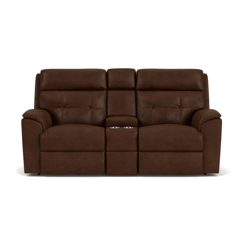 Mason Reclining Loveseat with Console - Default Title
