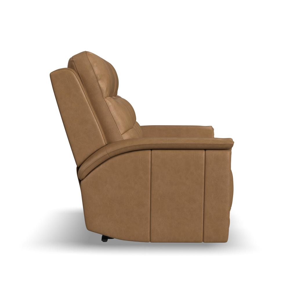 Ranger Power Reclining Loveseat with Power Headrest, Lumbar, Heat & Massage - Leather 439-72