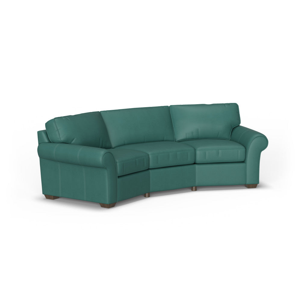 Vail Conversation Sofa - Leather 110-90