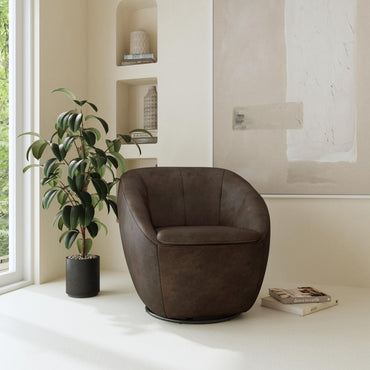 Wade Swivel Chair - Brown - 5000003433