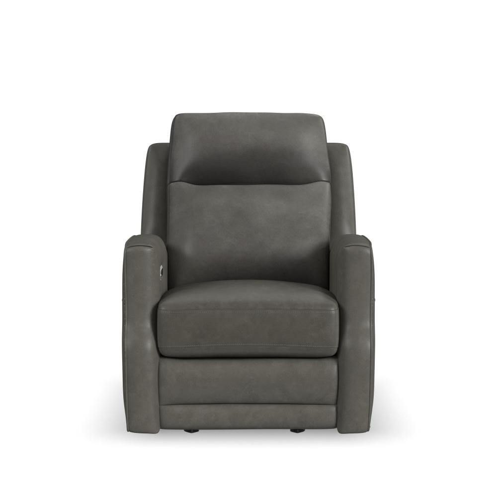 Maxwell Power Gliding Recliner with Power Headrest and Lumbar - Black