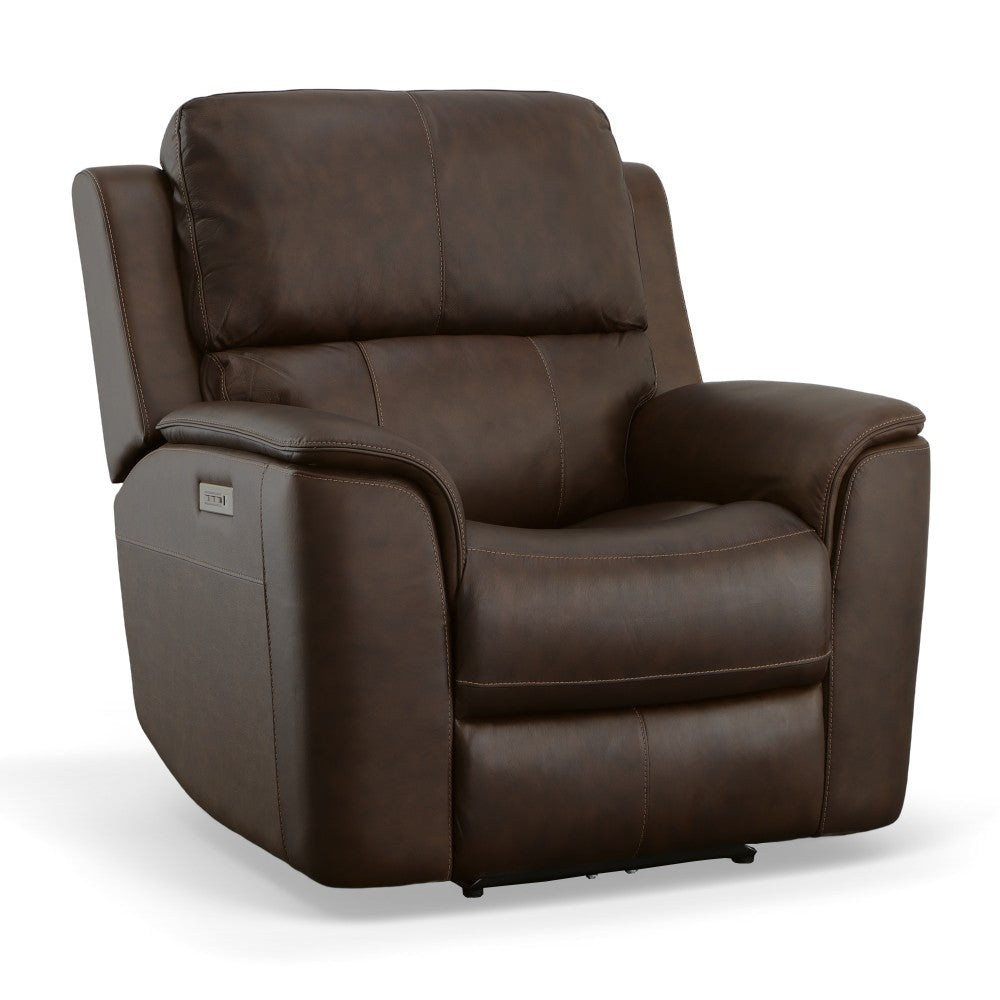 Henry Power Recliner with Power Headrest & Lumbar - Leather 946-71