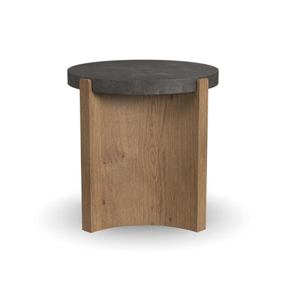 Eclipse Round End table - Brown