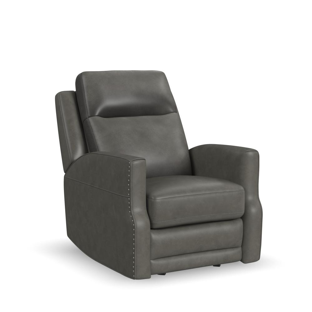 Maxwell Power Gliding Recliner with Power Headrest and Lumbar - Black