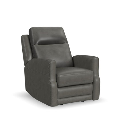 Maxwell Power Gliding Recliner with Power Headrest and Lumbar - Black