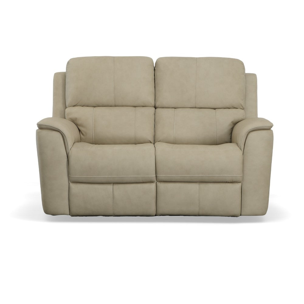 Henry Power Reclining Loveseat with Power Headrests & Lumbar - Leather 946-80