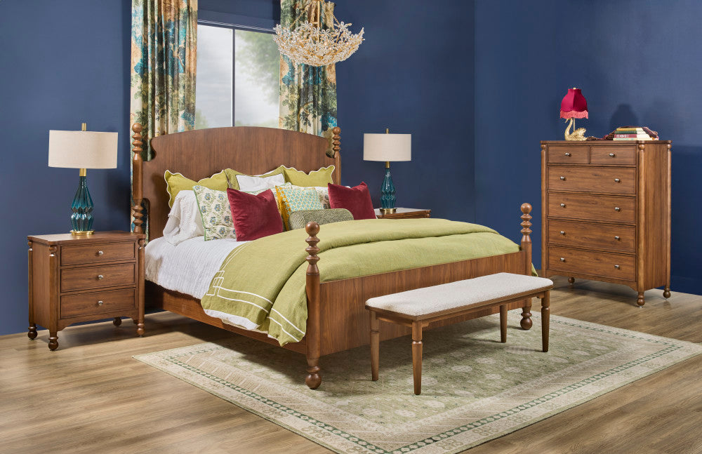 Azalea King Panel Bed - Default Title