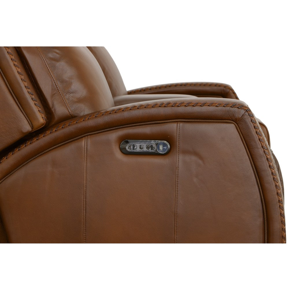 Mustang Power Loveseat with Console with Power Headrest - Default Title