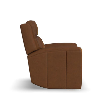 Wyatt Power Recliner with Power Headrest & Lumbar - Leather 705-72