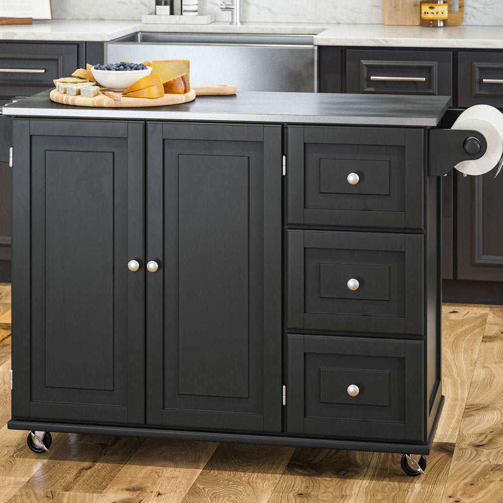 Dolly Madison Kitchen Cart - Black - 5000000011