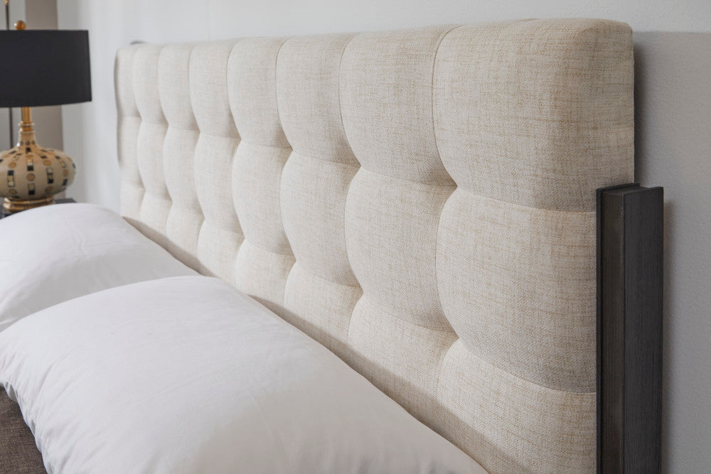 Waterfall Queen Upholstered Bed - Default Title