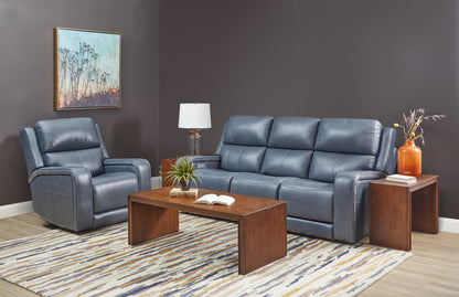 Oasis Power Reclining Sofa with Power Headrests, Lumbar, Heat & Massage - Leather 734-40