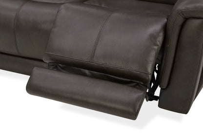 Ranger Power Reclining Sofa with Console, Power Headrest, Lumbar, Heat & Massage - Leather 439-70