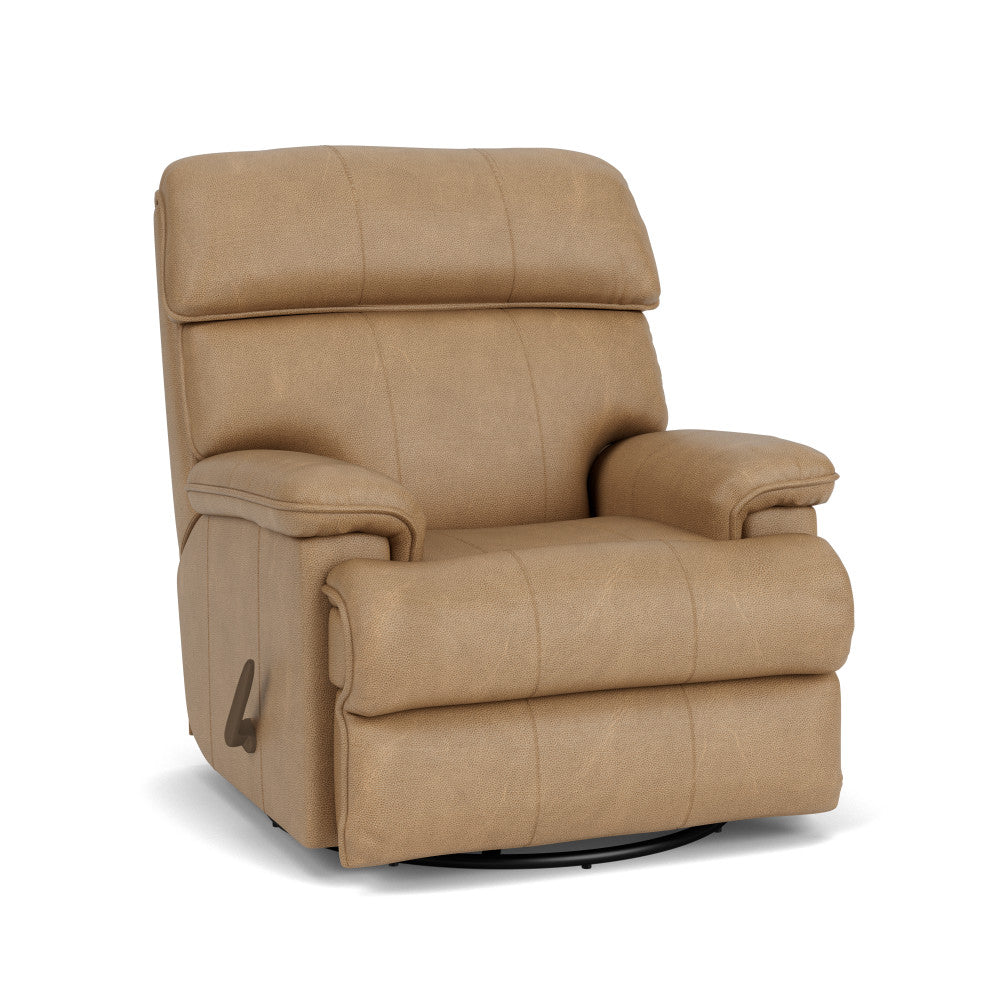 Geneva Swivel Gliding Recliner - Leather 659-80