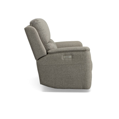 Henry Power Reclining Loveseat with Power Headrests & Lumbar - Fabric 425-01