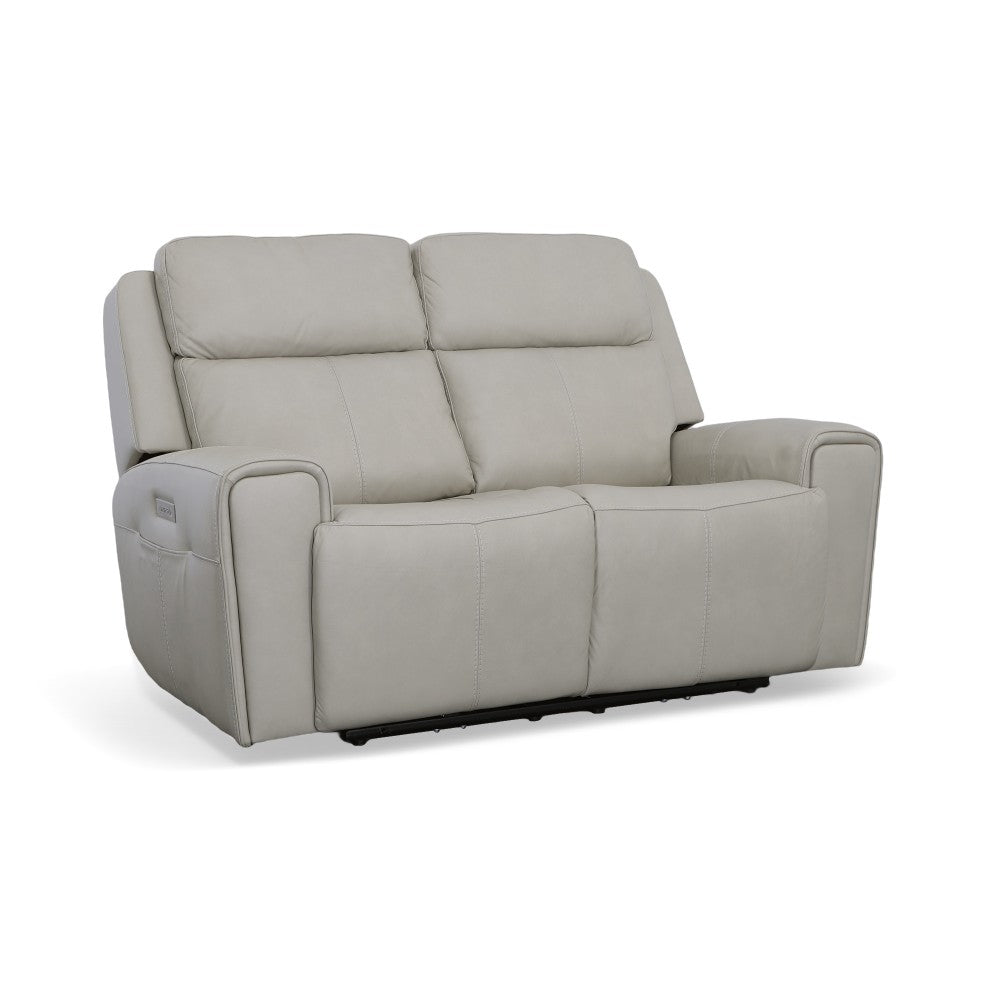 Barnett Collection - Power Reclining Loveseat with Power Headrests & Lumbar