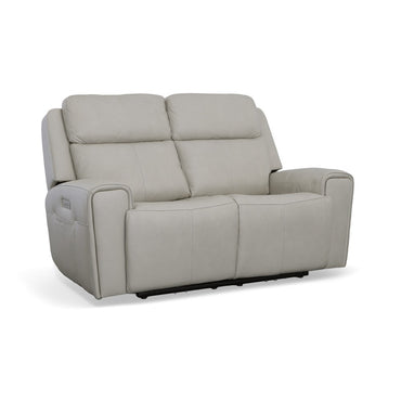 Barnett Collection - Power Reclining Loveseat with Power Headrests & Lumbar