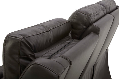 Ranger Power Reclining Sofa with Console, Power Headrest, Lumbar, Heat & Massage - Leather 439-70