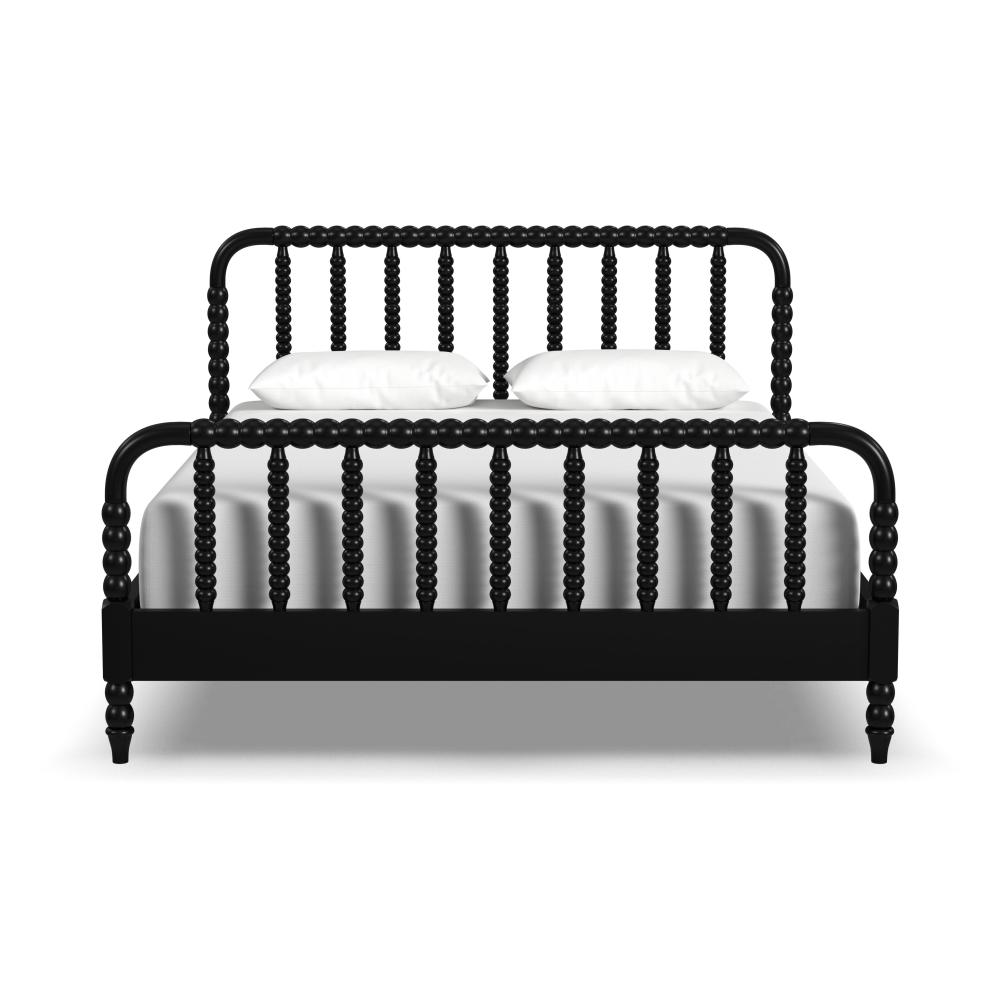 Spindle Queen Bed - Black