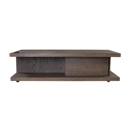 Athens Rectangular Coffee Table with Casters - Default Title