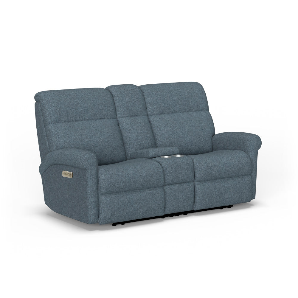 Davis Power Reclining Loveseat with Console & Power Headrests - Default Title