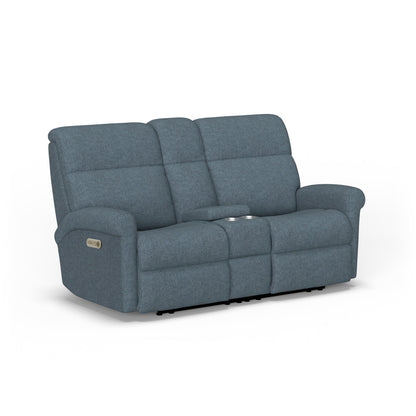 Davis Power Reclining Loveseat with Console & Power Headrests - Default Title