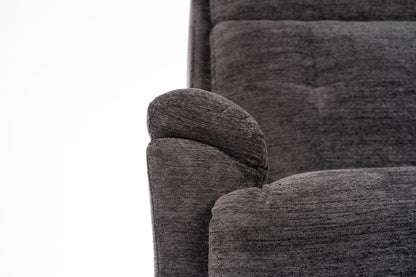 Sophisticated Power Swivel Gliding Recliner with Power Headrest & Lumbar - Fabric 410-02
