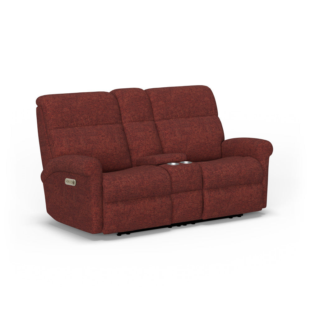 Davis Power Reclining Loveseat with Console & Power Headrests - Default Title